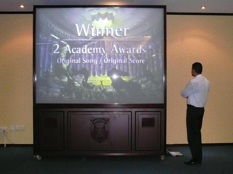 120" Portable VIP Video Wall for TCC -Abu Dhabi Municapality 